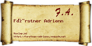 Fürstner Adrienn névjegykártya
