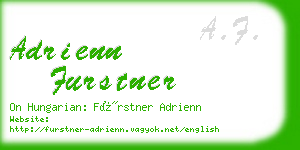 adrienn furstner business card